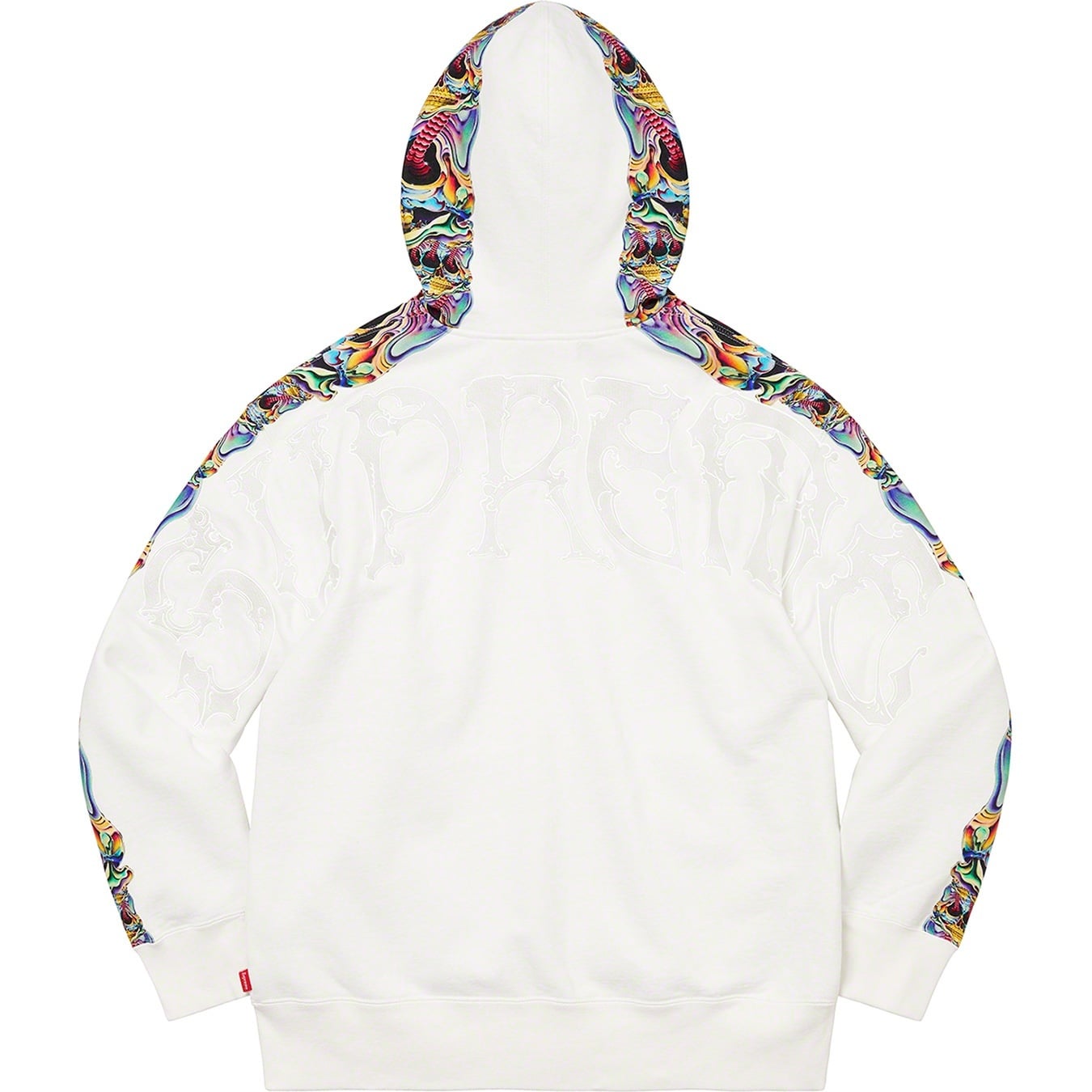 Skulls Zip Up Hooded Sweatshirt view 3